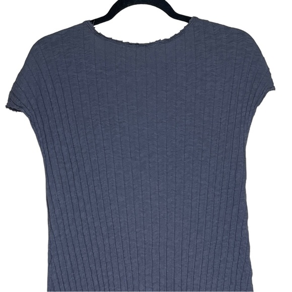 Free People Ribbed Size XS Gray Mini Dress - Picture 7 of 9